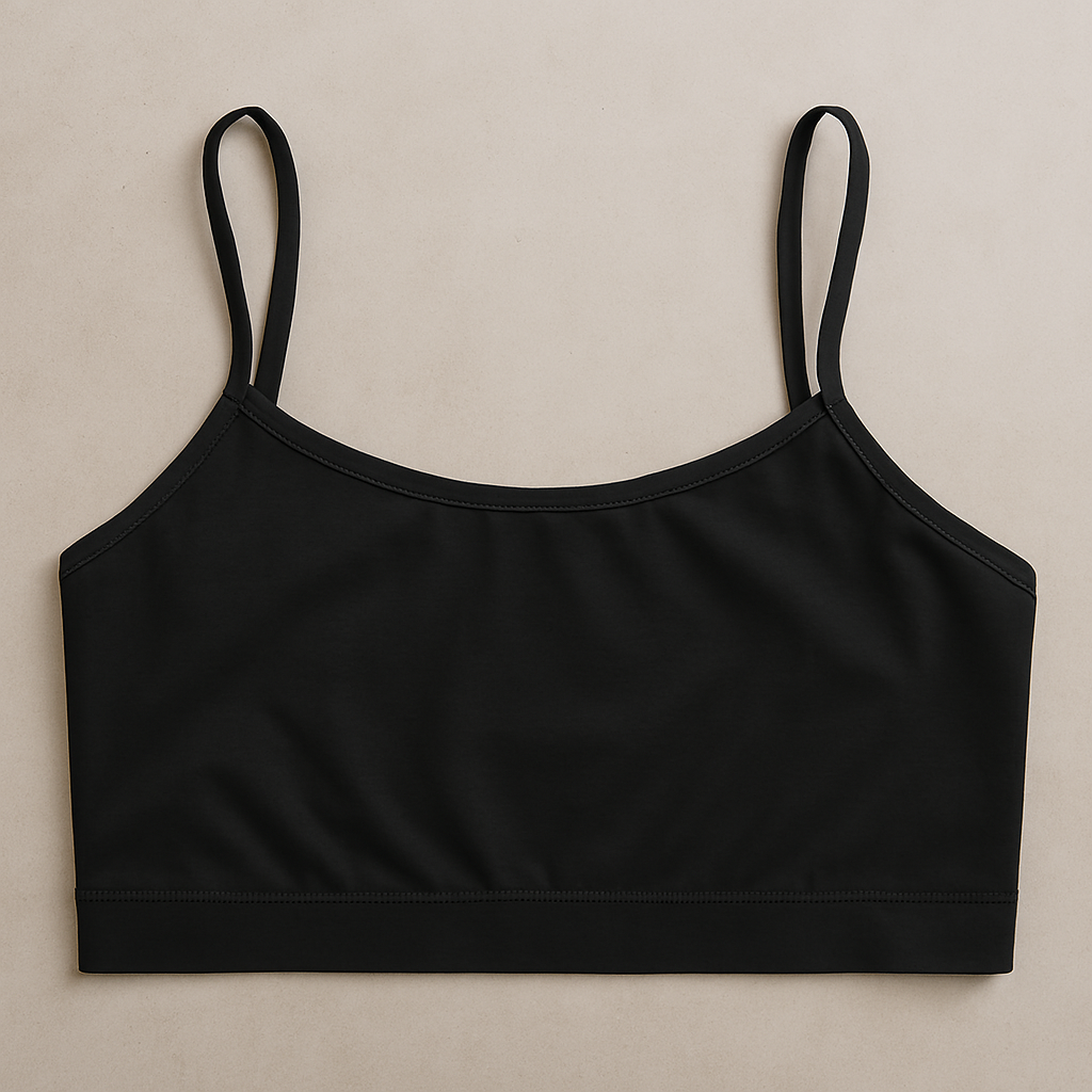 Teenagers’ Malai Non-Padded Bra – Soft, Lightweight & Comfortable Everyday Wear Lingerie, Plain Design in Black, Sizes 28, 30, 32 - Image 5