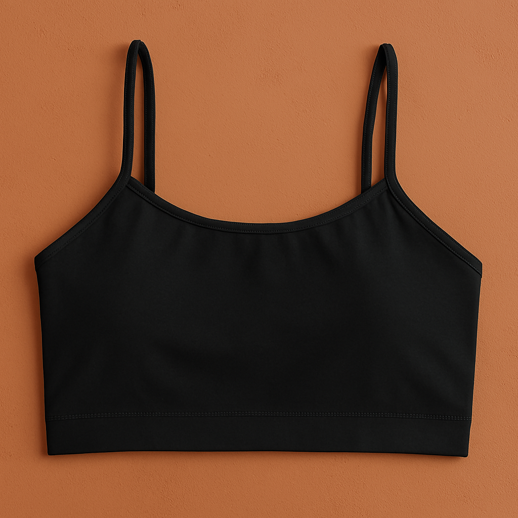 Teenagers’ Malai Non-Padded Bra – Soft, Lightweight & Comfortable Everyday Wear Lingerie, Plain Design in Black, Sizes 28, 30, 32 - Image 2