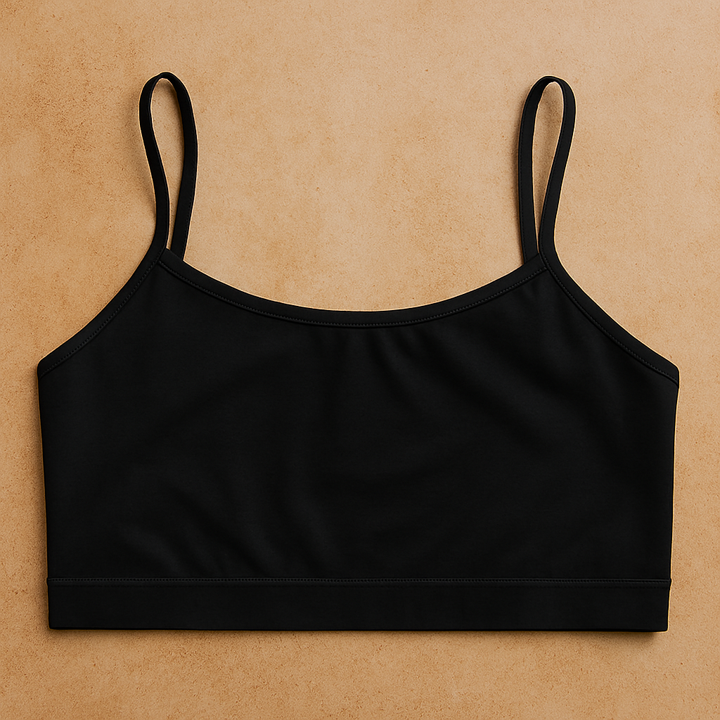 Teenagers’ Malai Non-Padded Bra – Soft, Lightweight & Comfortable Everyday Wear Lingerie, Plain Design in Black, Sizes 28, 30, 32 - Image 4