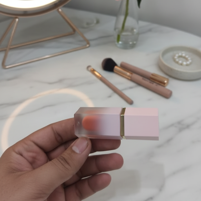 Huxia Beauty Liquid Blush – Lightweight Water-Based Formula, Long-Lasting Natural Finish, Easy to Blend & Layer (Lite Pink & Dark Pink Shades) - Image 3