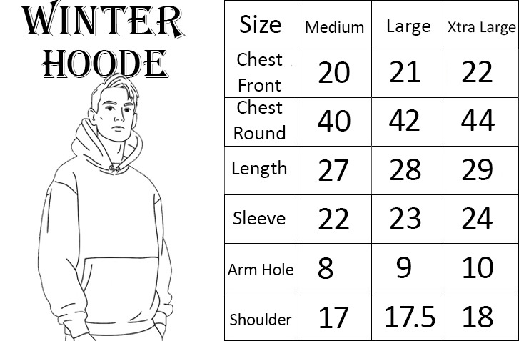 Comfortable Printed Black Hoodie for Men – Premium Fabric & Fit - LARGE - Image 2